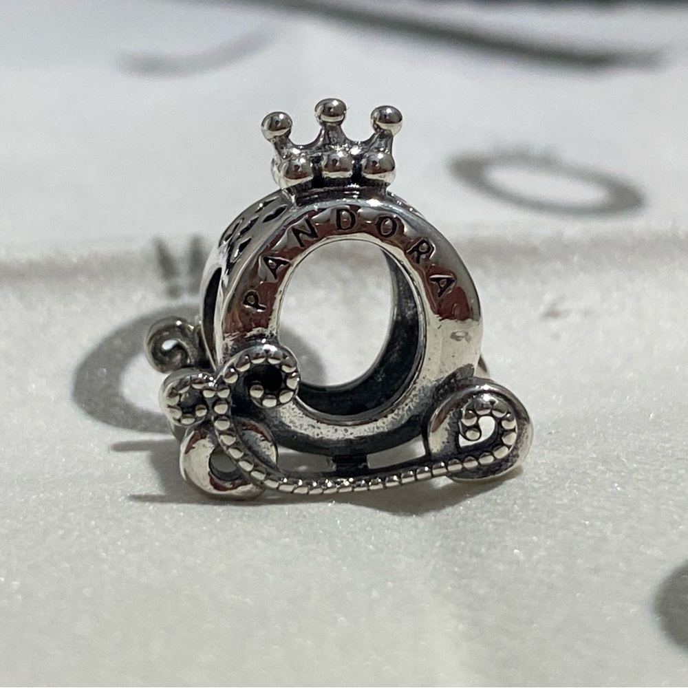 Pandora Silver Crown Charm - Picture 3 of 11